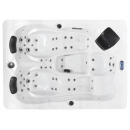 spa jacuzzi du extérieur SPAtec 450B blanc